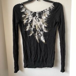 Black Miley Cyrus long sleeve